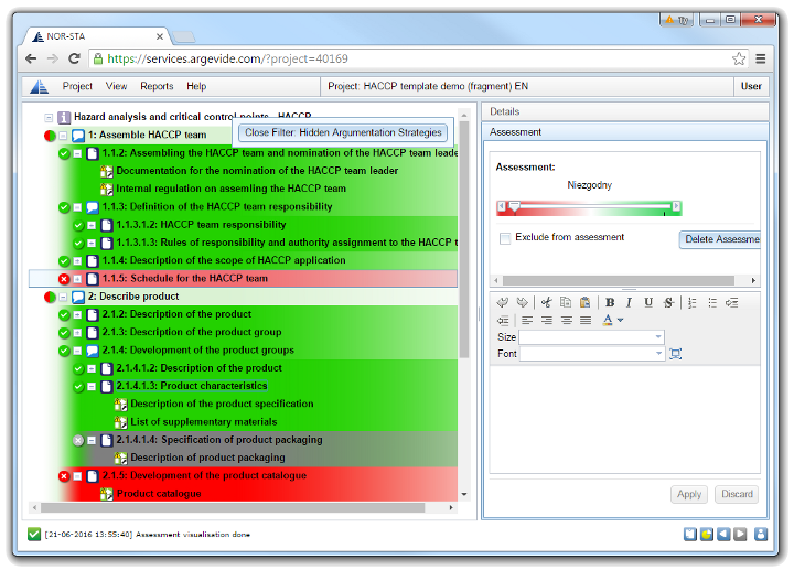 Support for audits