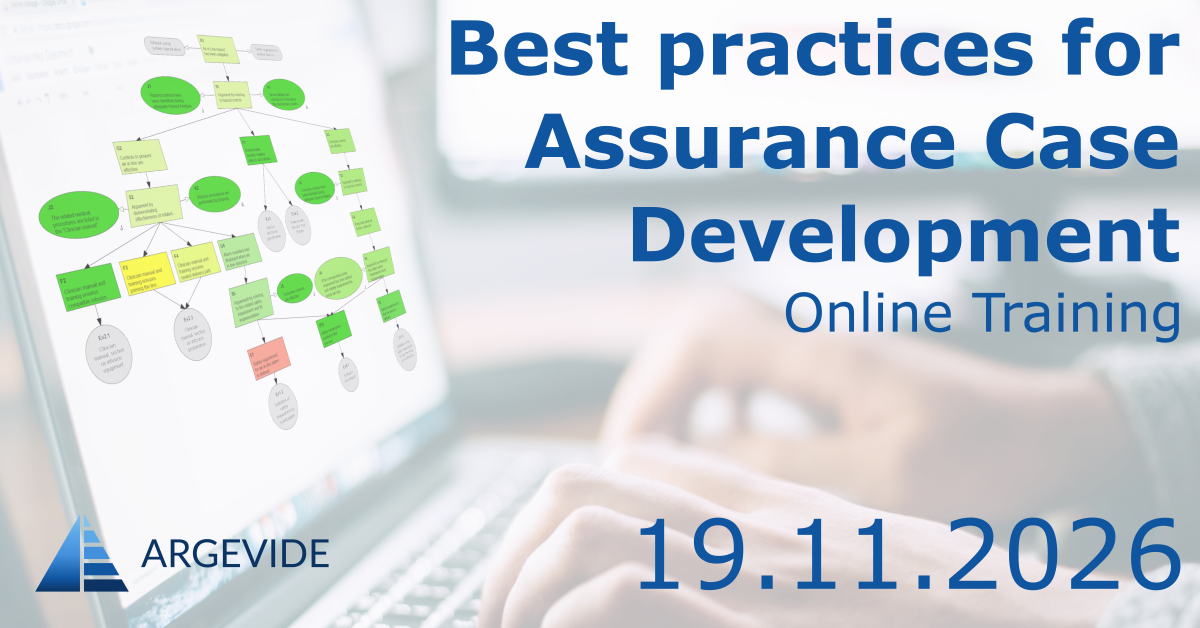 training - Best practices for assurance case development